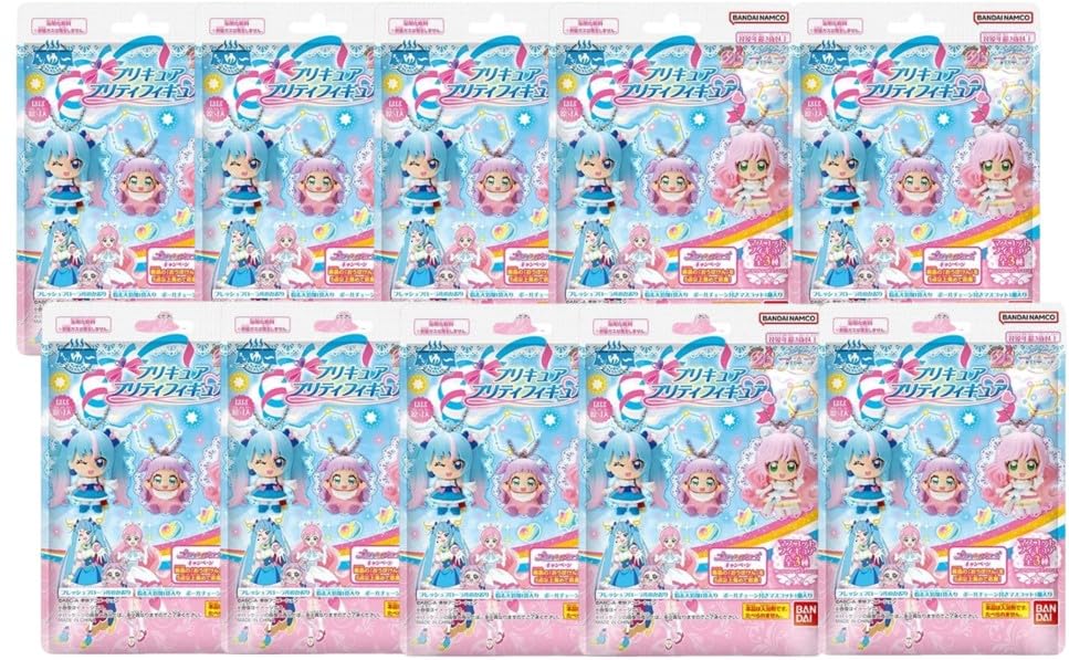 Коллекция фигурок Чараю, набор из 10 предметов, расширяющаяся фигурка Sky PreCure Pretty