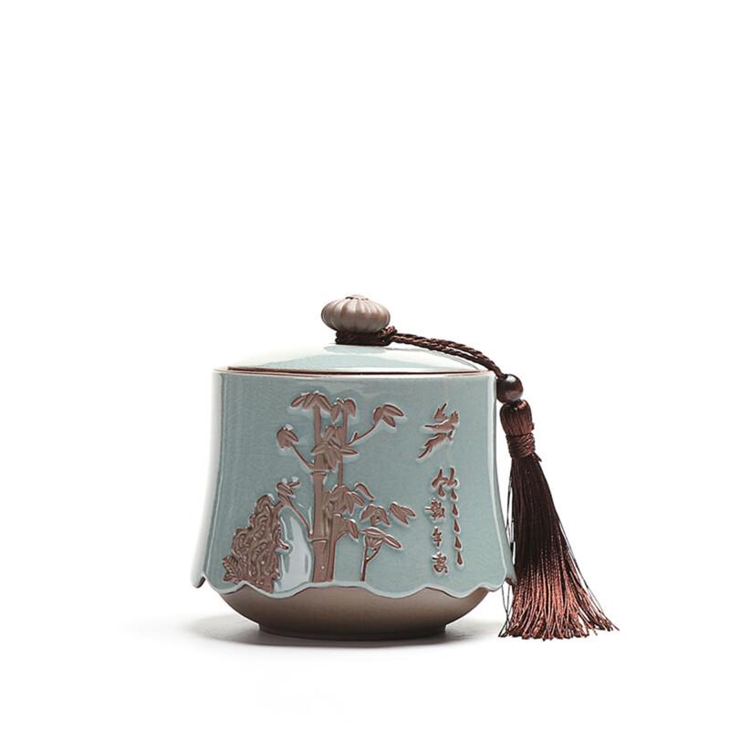 Керамическая герметичная банка для чая Zhishi