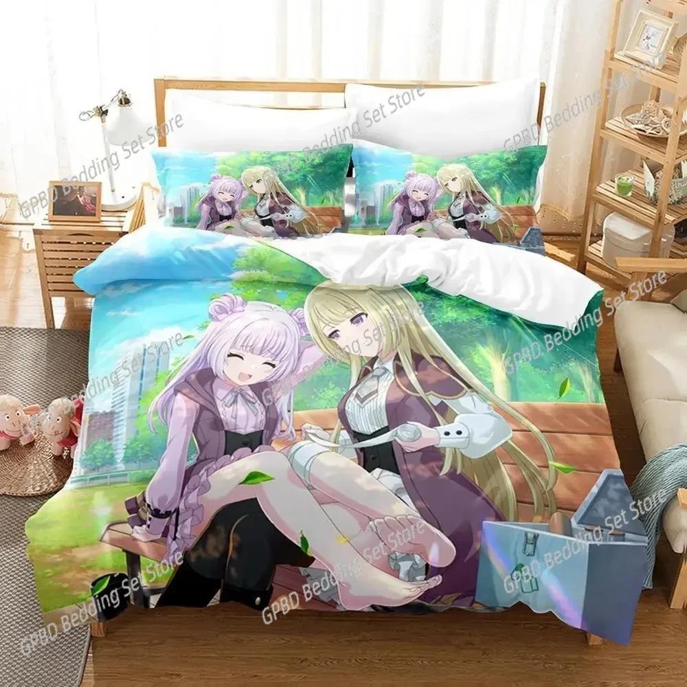 Assault Lily Bouquet 3D НОВЫЙ Пододеяльник Наволочка Комплект постельного белья Взрослый Мальчик Девочка Украшение спальни Детский Односпальный Двуспальный Большой