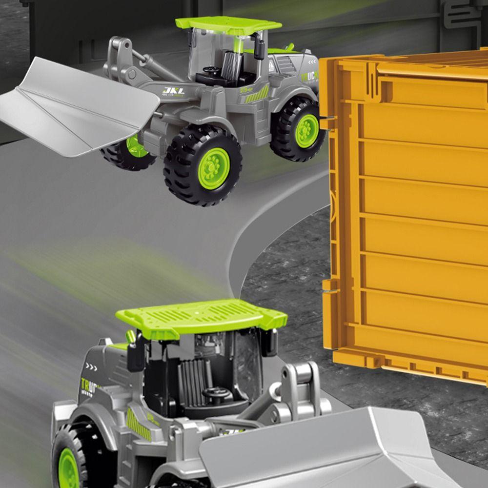 Инженерная машина Имитация Сплав Инерционная Скользящая Вилочный Погрузчик Игрушка Инженерная Машина Модель Машины Модели Машин
