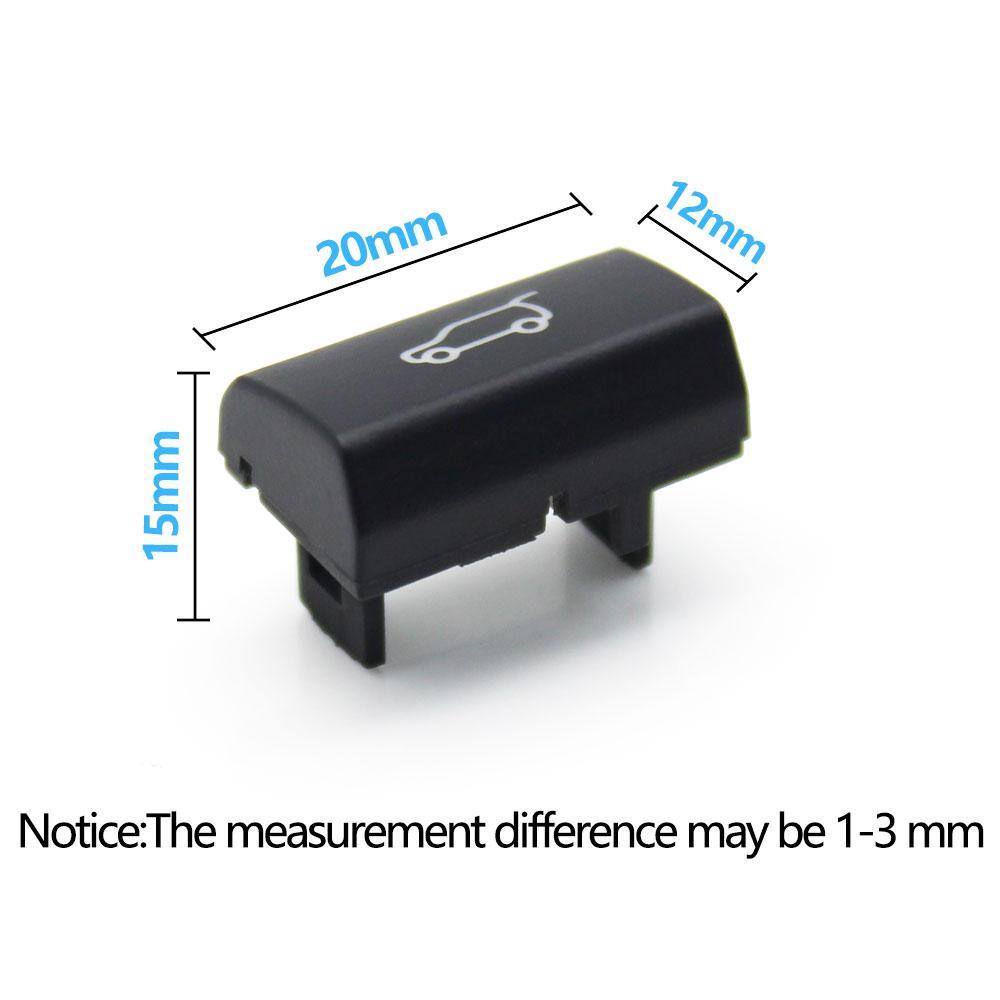 Car Dashboard Tailgate Rear Trunk Switch Button Cover Cap Replacement For BMW X5 E70 2006-2013 X6 E71 2008-2014