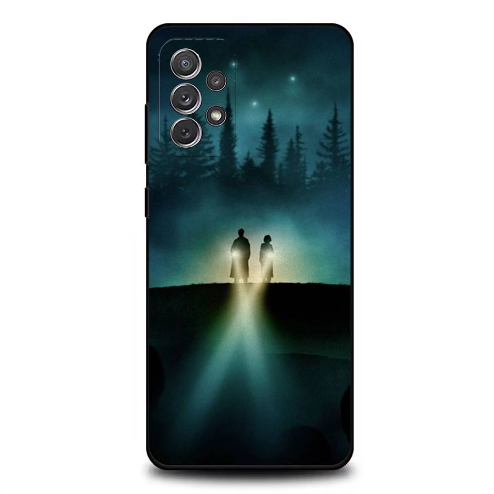 Чехол для телефона из фильма Секретные материалы X-X для Samsung S 25,24,23,22,30,21,10,9,Ultra,Plus,Lite,FE,4,5G Черный Мягкий Чехол