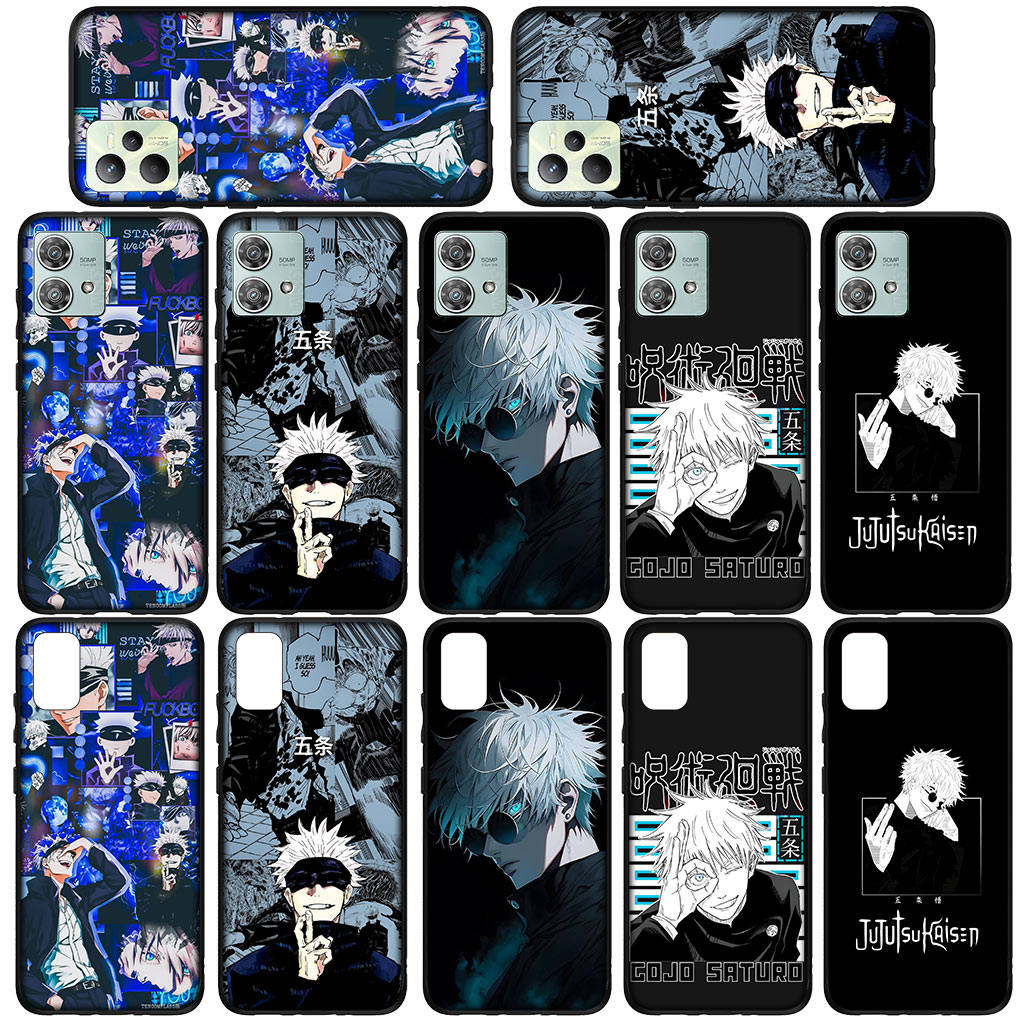 Для Samsung Galaxy S24 S23 iPhone 16 15 14 Xiaomi Redmi Note 13 12 11 Pro Max X 8 9 10 XR OPPO A15 Huawei чехол для телефона аниме дзюдзюцу кайсен годзё сатору