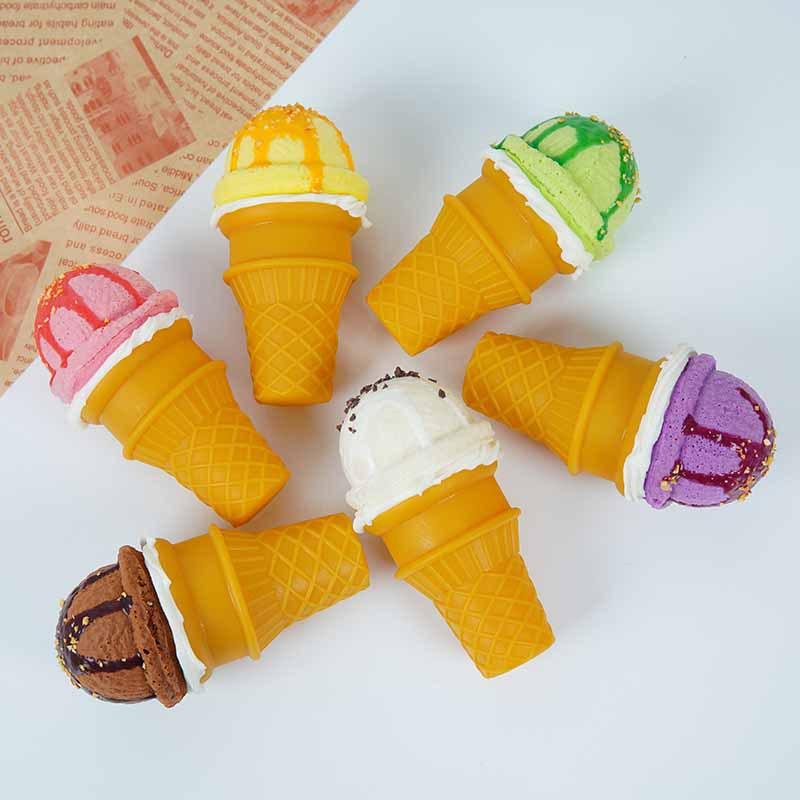 Simulation Ice Cream Model Artificial Cream Sweet Cone Fake Food Dessert Shop Window Ornaments Photography Props Party Supplies