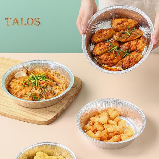 10 шт., жаропрочная форма для выпечки, одноразовая, полезная, безопасная для морозильной камеры, фольга для барбекю