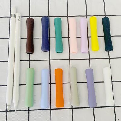 Универсальный силиконовый держатель для ручек Apple Pencil 1/2, нескользящий чехол, защитный регулируемый чехол, аксессуары для планшетов и компьютеров