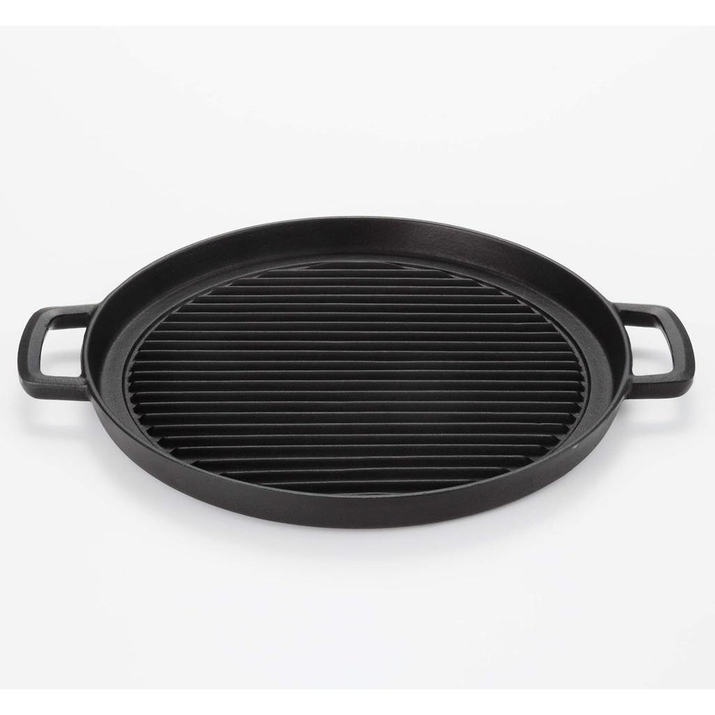 Iwachu Grill Pan Round 29 Black Coating Inner Diameter 28.5cm Nambu Iron 23051