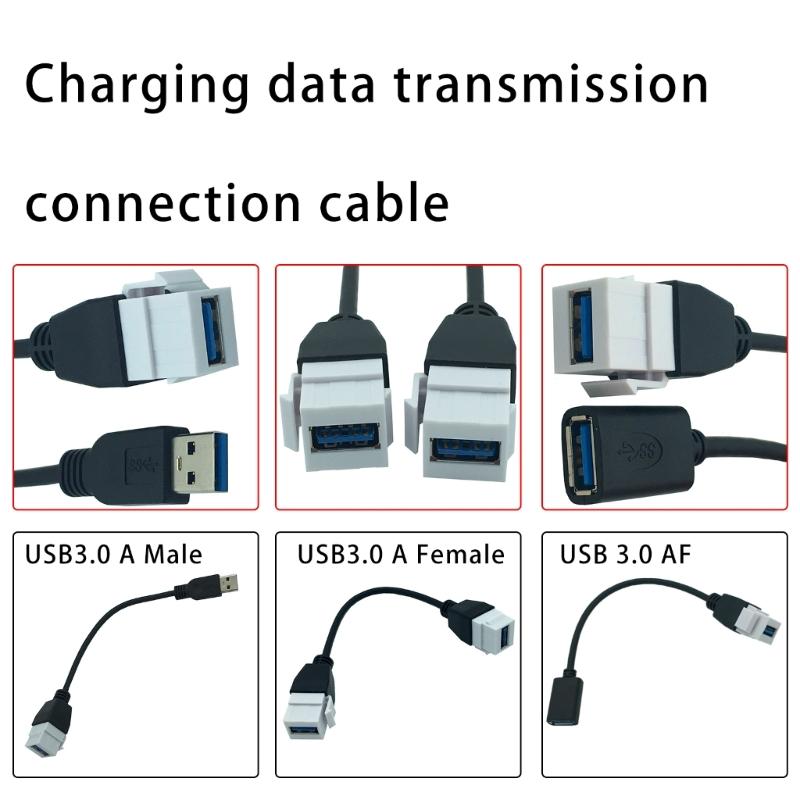 Кабель с разъемами Keystone USB 3.0 с повышенной прочностью для долгой и надежной работы, для аккуратной и эффективной установки 7,87 дюйма