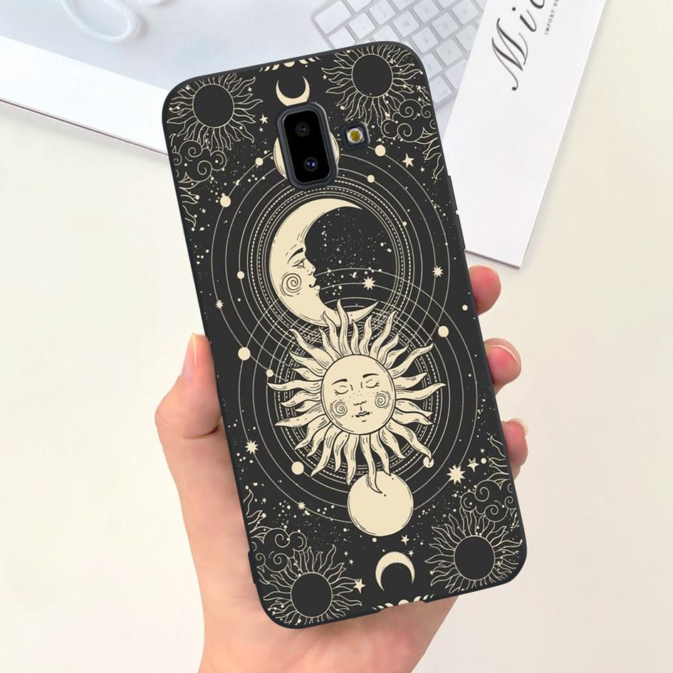 Чехол для Samsung Galaxy J4 J6 Plus 2018 Популярный Цветок Мягкий Силикон Задняя Крышка Телефона Для Samsung J6Plus J4Plus J610F J415F Capa