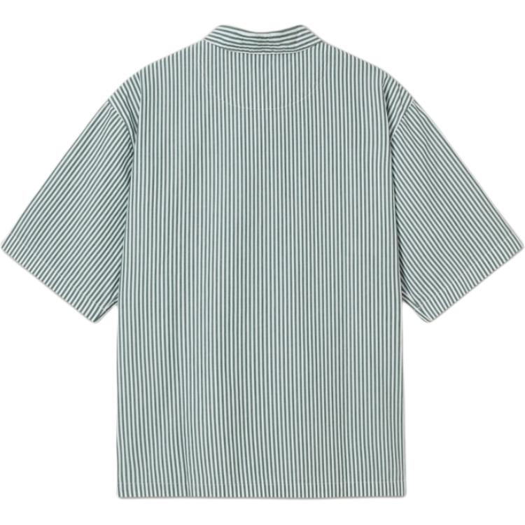 Levis Повседневная Удобная Полосатая Рубашка с Коротким Рукавом на Пуговицах Мужские рубашки 003NV-0001