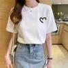 Shop   Women S caSual ShorT Sleeve T ShirT Up To 3xl Wld wSh SiS019
