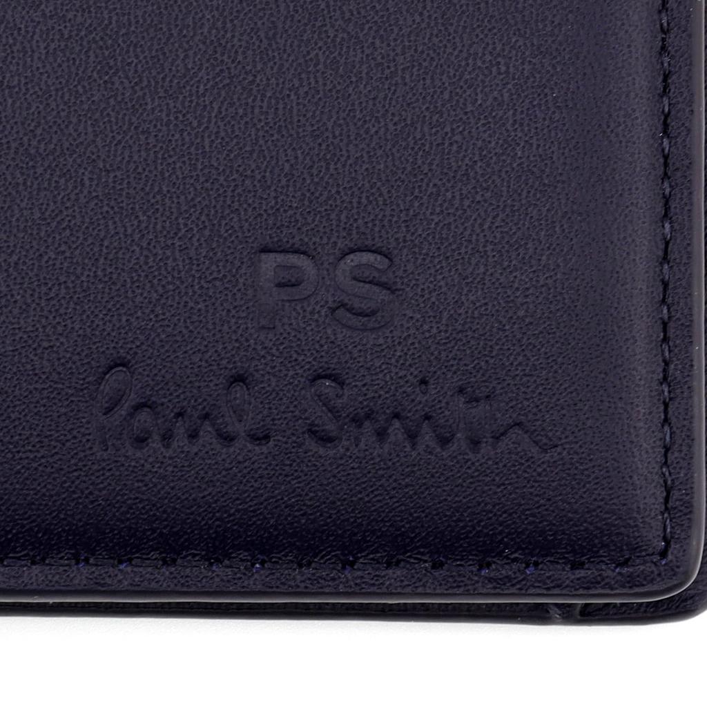 Бумажник Paul Smith бифолд с отделением для монет из коровьей кожи Включает набор по уходу 843774 P043 Кошелек, Кожа, Мужской подарок, Ткань, (Без персонализации, темно-синий)