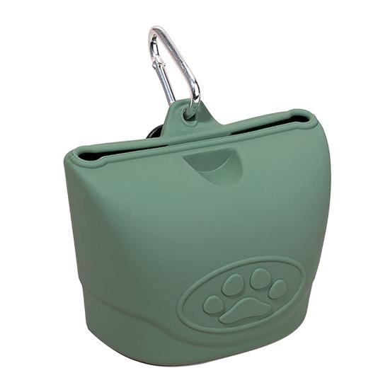 Silicone Dog Treat Pouch Small Pet Training Snack Bag with Magnetic Closure And Waist Clip for Training Walking