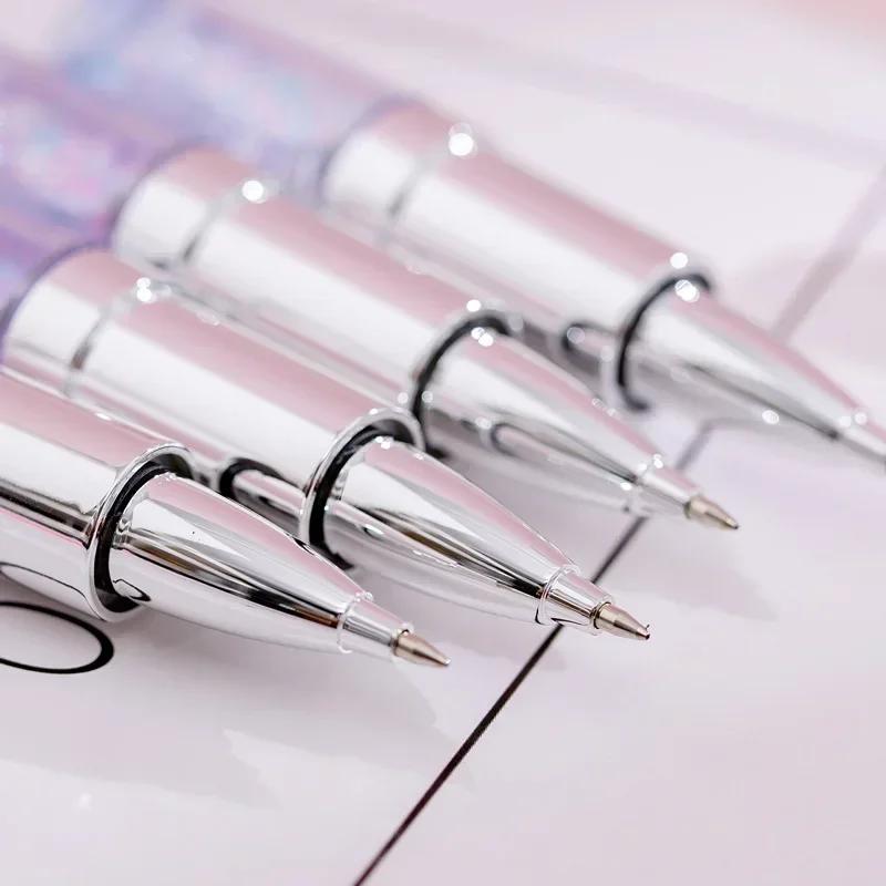 Инс Девушка Сердце Помада Гелевая Ручка Милая Креативная Студенческая Письменная Подпись Маленькая Фея Ручки с Песком Школьные Принадлежности