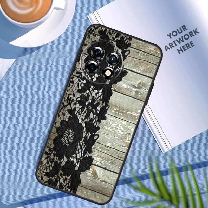 Западный Рустикальный Деревянный Амбар Кружевной Чехол Для OnePlus Nord CE 5 3 4 Lite N20 N30 OnePlus 15 13 12 11 10T 13T 13R 8 9 10 Pro Чехол