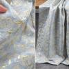 Ткань жаккард 100x150 см, розово-золотая, в стиле масляной живописи, с золотой нитью, мерцающая текстура, для DIY одежды и домашнего декора