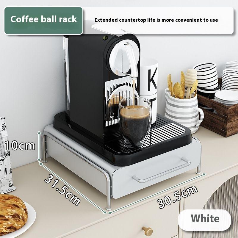 Coffee Capsule Storage Rack Water Bar Coffee Machine Base Drawer Large Capacity Ins Wind Desktop Tea Bags Sorting