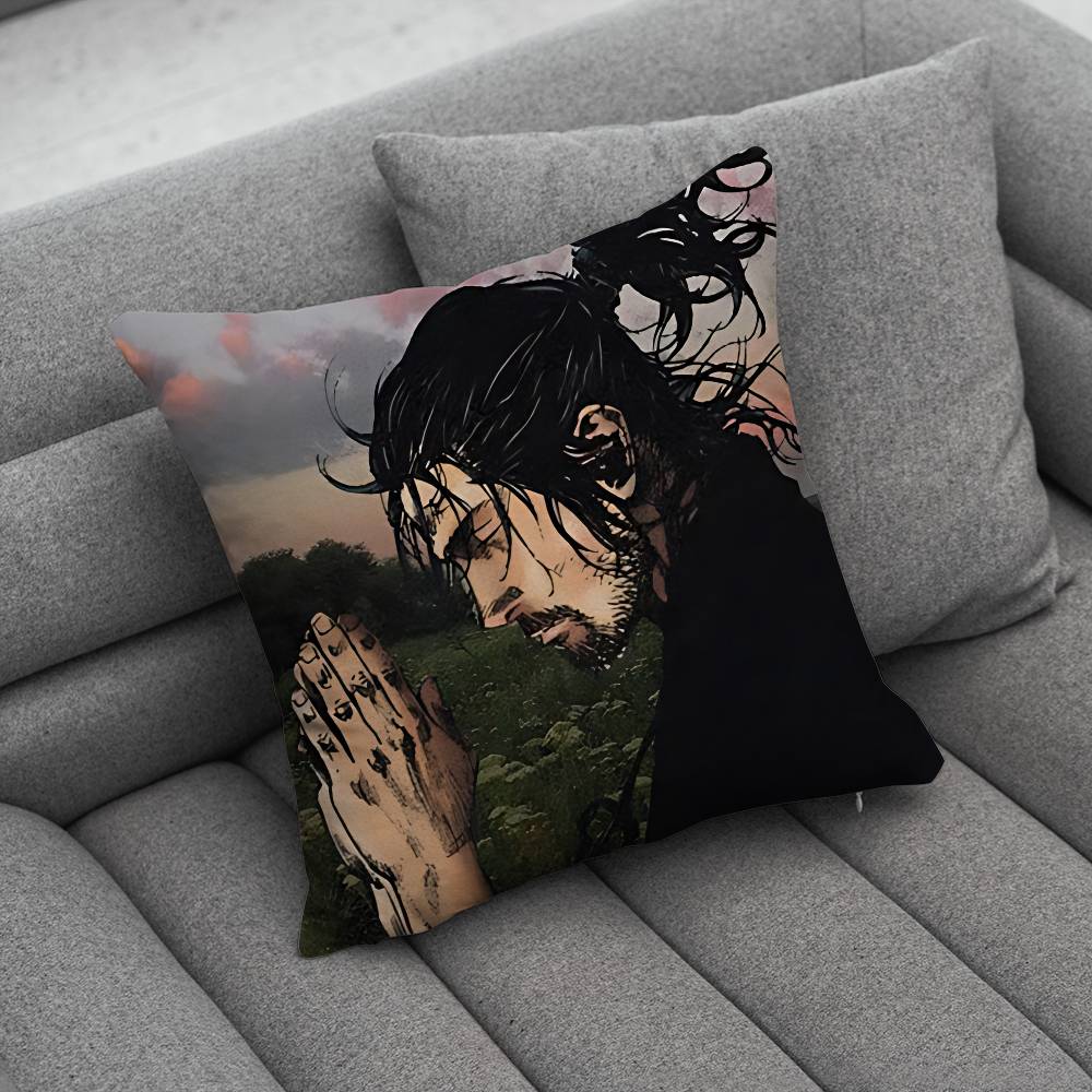 Miyamotos Musashi Creative patterned pillowcases for interior decoration office living room home