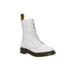 Доктор. Высокие ботинки Dr. Martens 1490 из кожи Virginia 'White' Женские 27261113