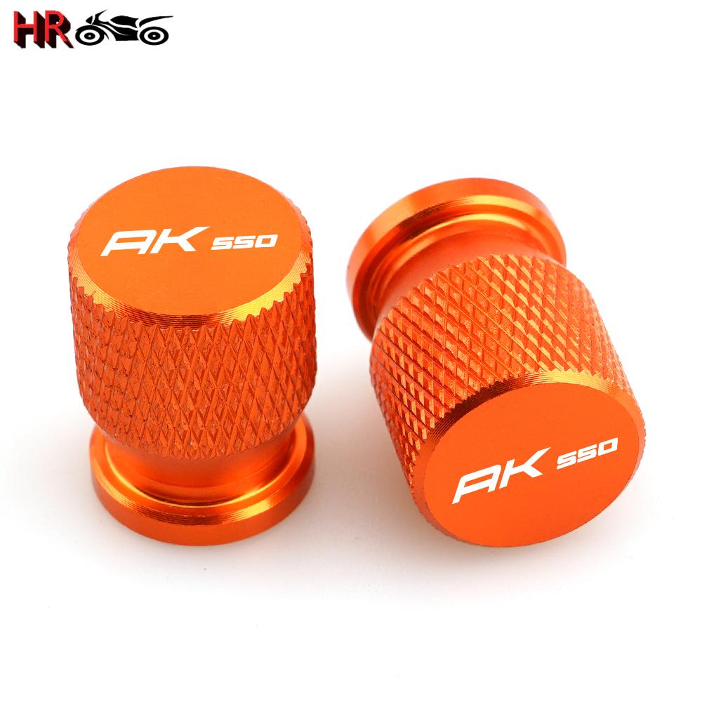 С логотипом AK550 мотоциклетный клапан шины с ЧПУ алюминиевый шток воздушного порта шины крышка аксессуар для KYMCO AK 550 Ak550 все