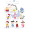 Cute Crayon Shin-chan Sanrio Collaboration Figures Pvc Blind Box Gashapon Collectibles