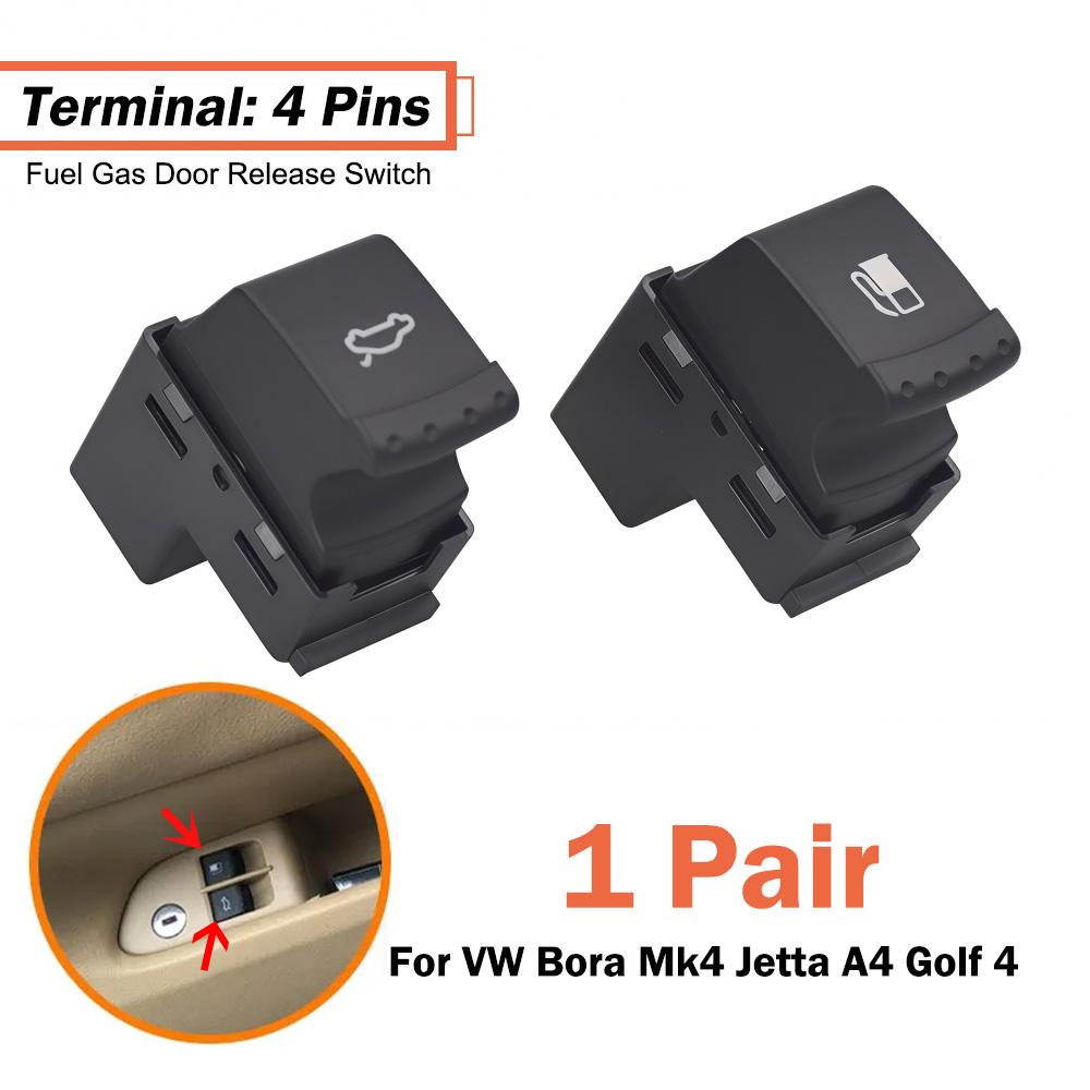 1J0959833A Car Power Rear Trunk Fuel Tank Switch Gas Door Release Button For VW Bora Jetta Golf MK4 Passat B5 1999-2005