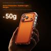 For iPhone 17 Pro Max Bumper Case Aluminum Alloy Metal Frame Phone Cover