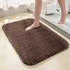 Plush Thickened Carpet Simple Bathroom Absorbent Door Mat Square Foot Mat Toilet Non-slip Mat