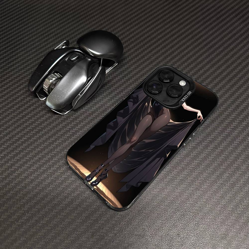 Чехол для телефона Chainsaw Man The Movie Арка Резе Цвет Серебристый Корпус Для lPhone 17 16 16e 15 14 13 12 11 Pro Max Plus