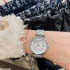Fashionable Steel Band Inlaid with Diamond British Watch for Women, Simple and Luxurious Style with Calendar Disc Watch