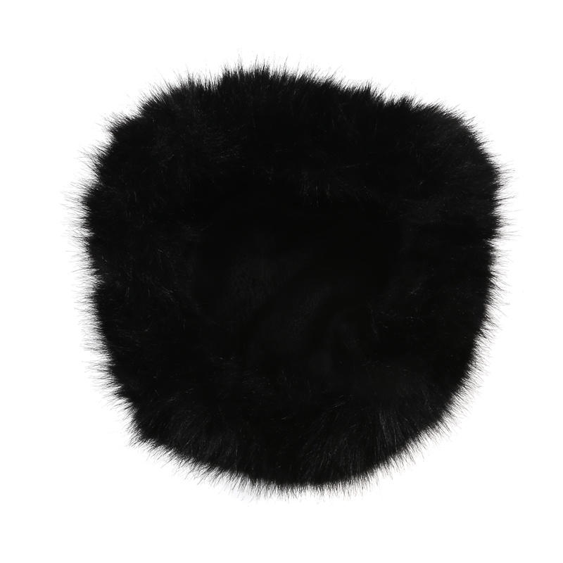 Пушистая меховая шапка-ведро, плюшевая монгольская шапка, женская зимняя ветрозащитная, утепленная, для холода и снега, теплая шапка