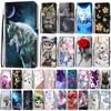 A15 A16 Wallet Case On For OPPO A16 CPH2269 Phone Cover Cute Painted Leather Flip Coque For Oppo A 16 A15 A15S A16S Case Funda