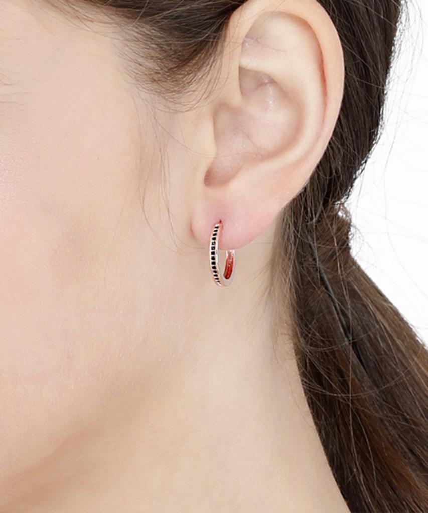Ellejewelry Базовые серьги-кольца 14K Gf с застежкой-щелчком Elgpee230