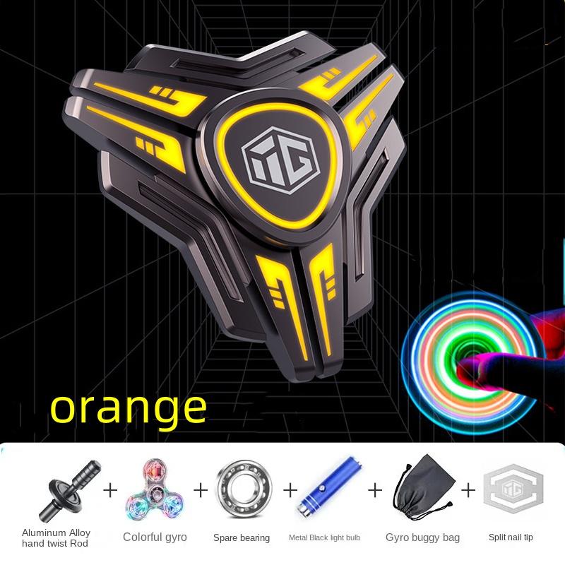 Fidget Spinner Cool Luminous Fingertip Gyro EDC Stress Relief Toy Hand Gift for Adults Children