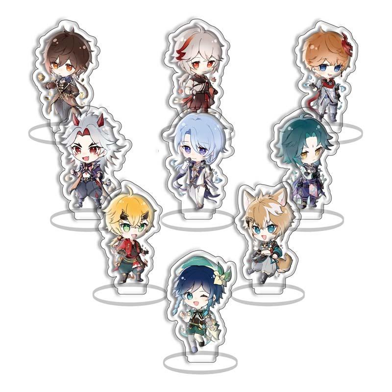 Milk Tea, Acrylic Standing Brand, Nine-Piece Pendant Game Merchandise
