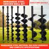 Ground Drill Bit / Planting House Ground Drilling Garden Vegetable Ground Excavator Spiral Rod Twist Drill