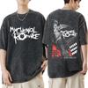My Chemical Romance Long Live The Black Parade Мерч с тура Постиранные футболки Мужские Женские Готическая Панк-группа Оверсайз футболки