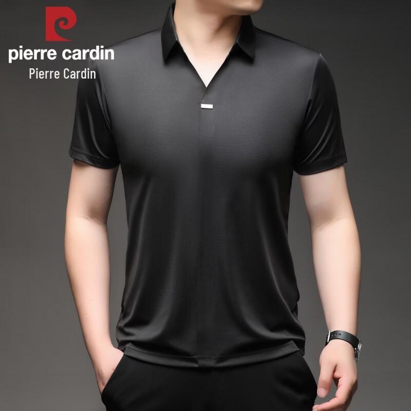 Pierre Cardin Мужская футболка-поло с коротким рукавом из ледяного шелка