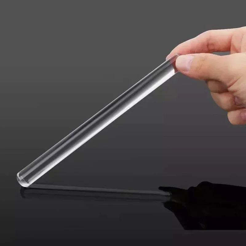 Портативные гладкие скалки для мастики, акриловые скалки, кондитерские доски, инструменты для торта, прозрачные антипригарные инструменты для раскатывания теста для торта и печенья