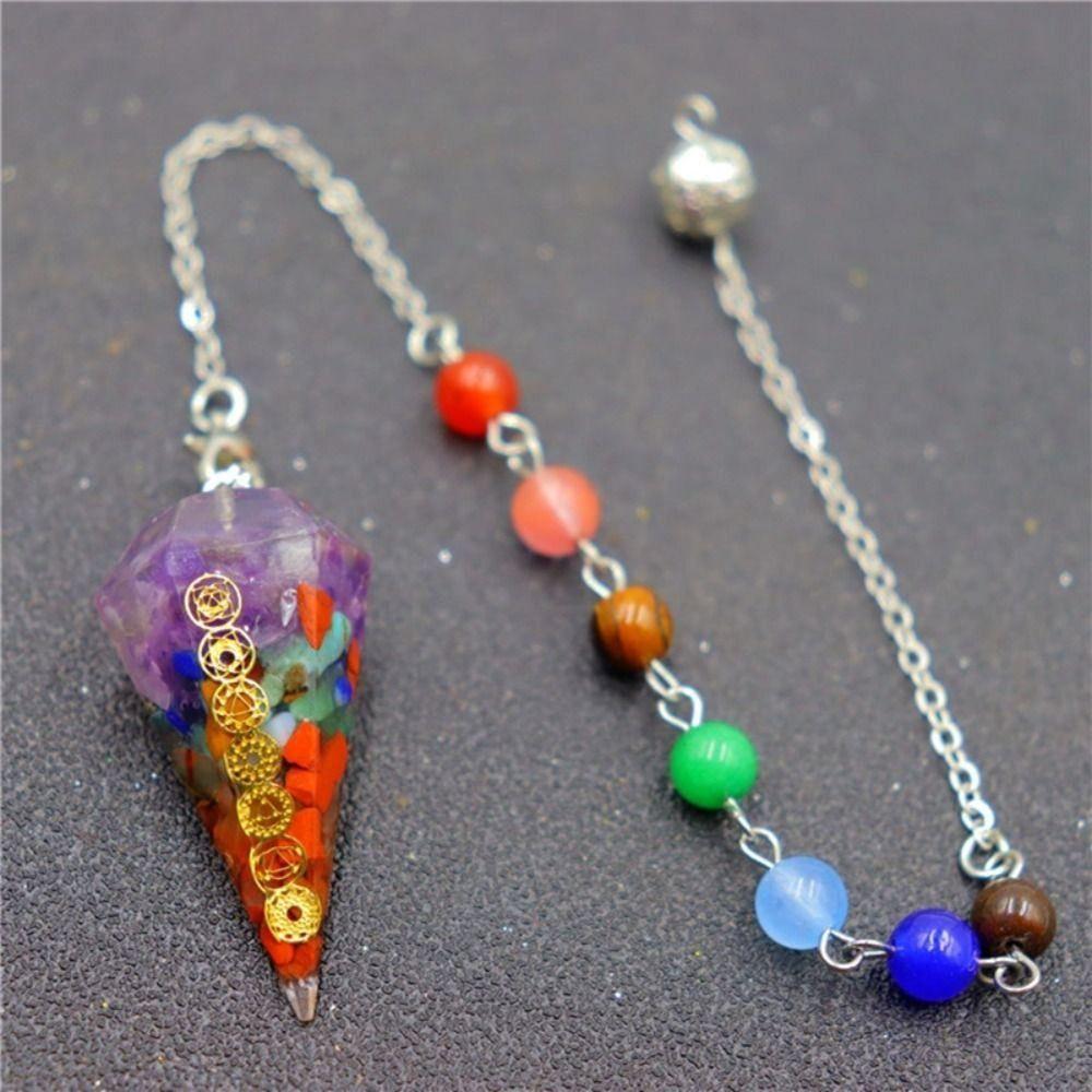 Gift Healing Crystal Fashion Jewelry Amulet New Design Reiki Pendulum Pendant