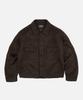 FRIZMWORKS Solid Wool Trucker Jacket _ Brown