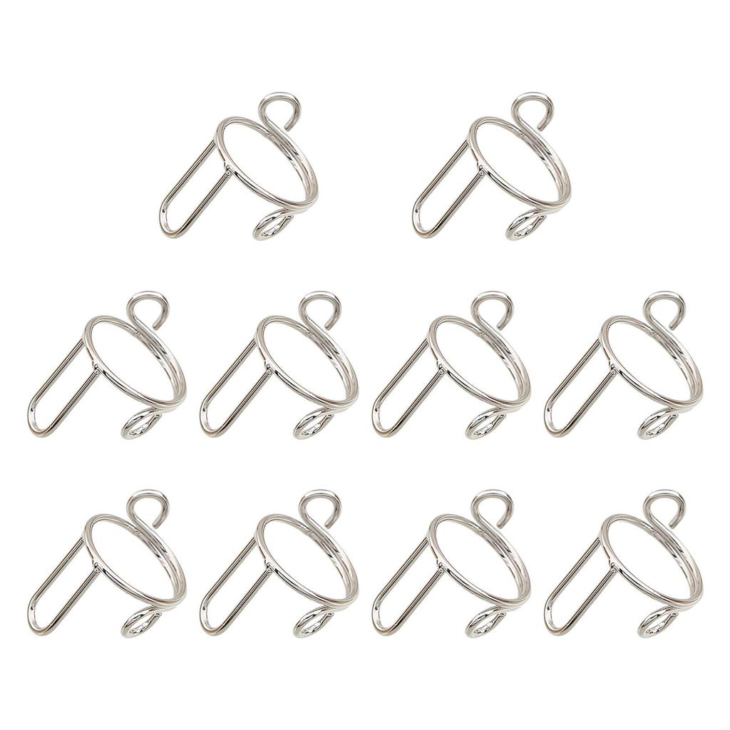 Wudu Nail Rings Non Tarnish 10PCS Adjustable No Glue No Women Gift Ring Set For