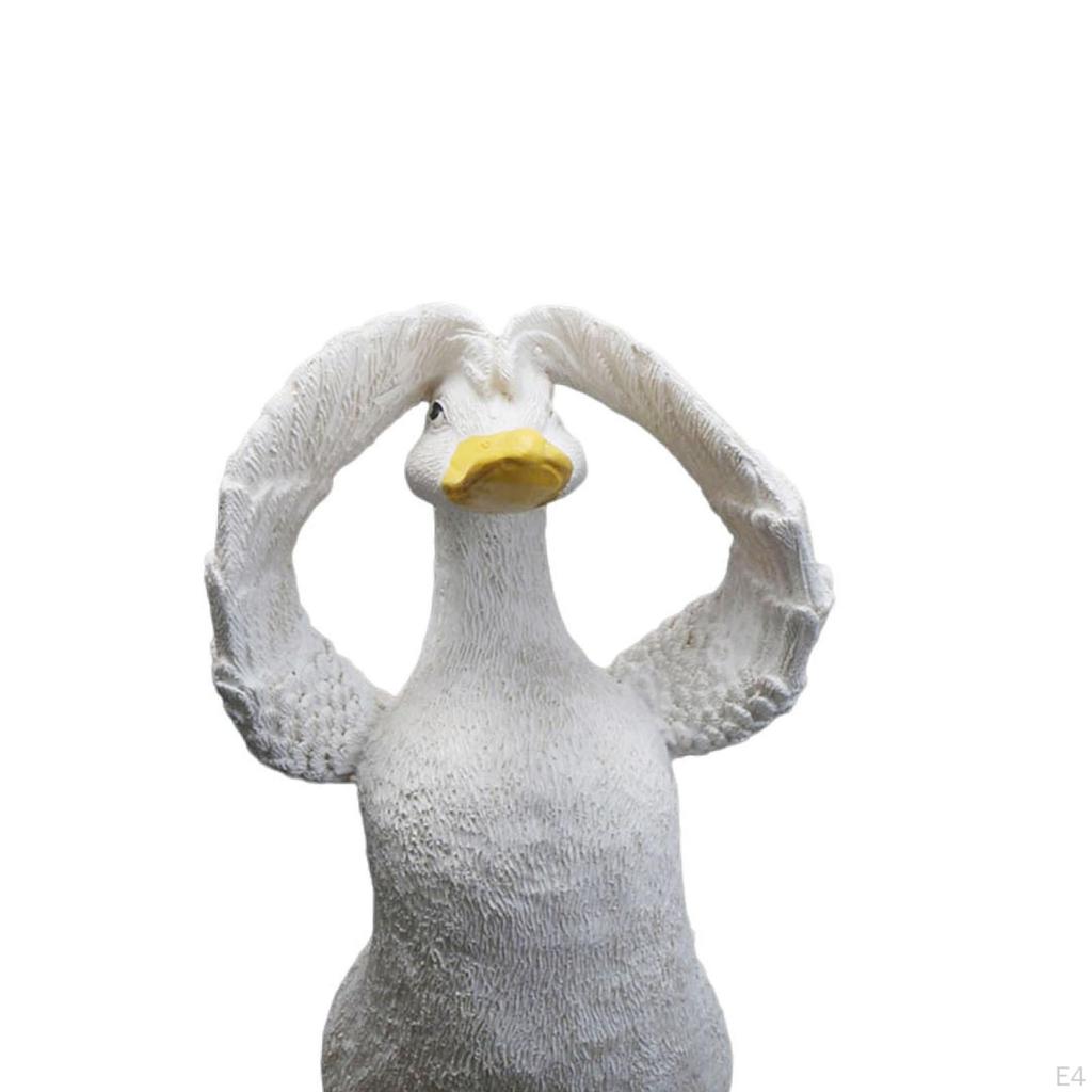 Animal Sculpture Duck Statue Figurine Ornament for Bedroom Birthday Living Room