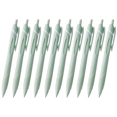 Mitsubishi Pencil Ручка-шариковая Jetstream Soft, легко пишет, 10 шт., масляные чернила, упаковка 10 шт., стержень 0,5 мм, зеленый, С, SXN15005.52