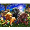 Full Round Drill 5D DIY Diamond Painting Animal Dog Rhinestone Embroidery Cross Stitch
