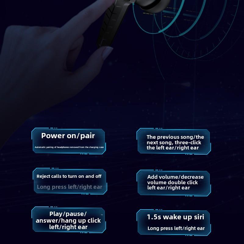 Новая игровая гарнитура Esports Type-c неиндуктивные беспроводные наушники-вкладыши TWS с низкой задержкой