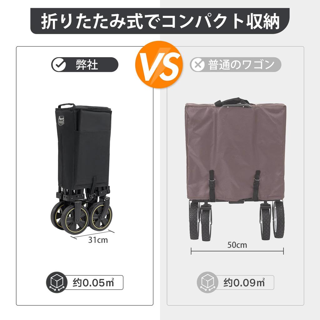 TIMBER RIDGE Outdoor Совместимо с длинными конвергенциями Грузоподъемность Отдельно стоящий Большая вместимость Карман для хранения Переноска Outdoor Camping wagon Wagon,