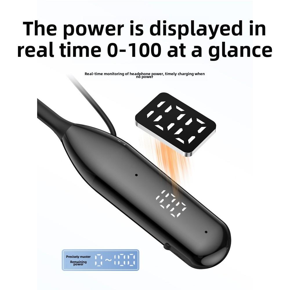 Bluetooth-гарнитура для шеи с подвесом и движением шеи 5.3 Беспроводная ультрадолгая жизнь Большая мощность ENC Шумоподавление