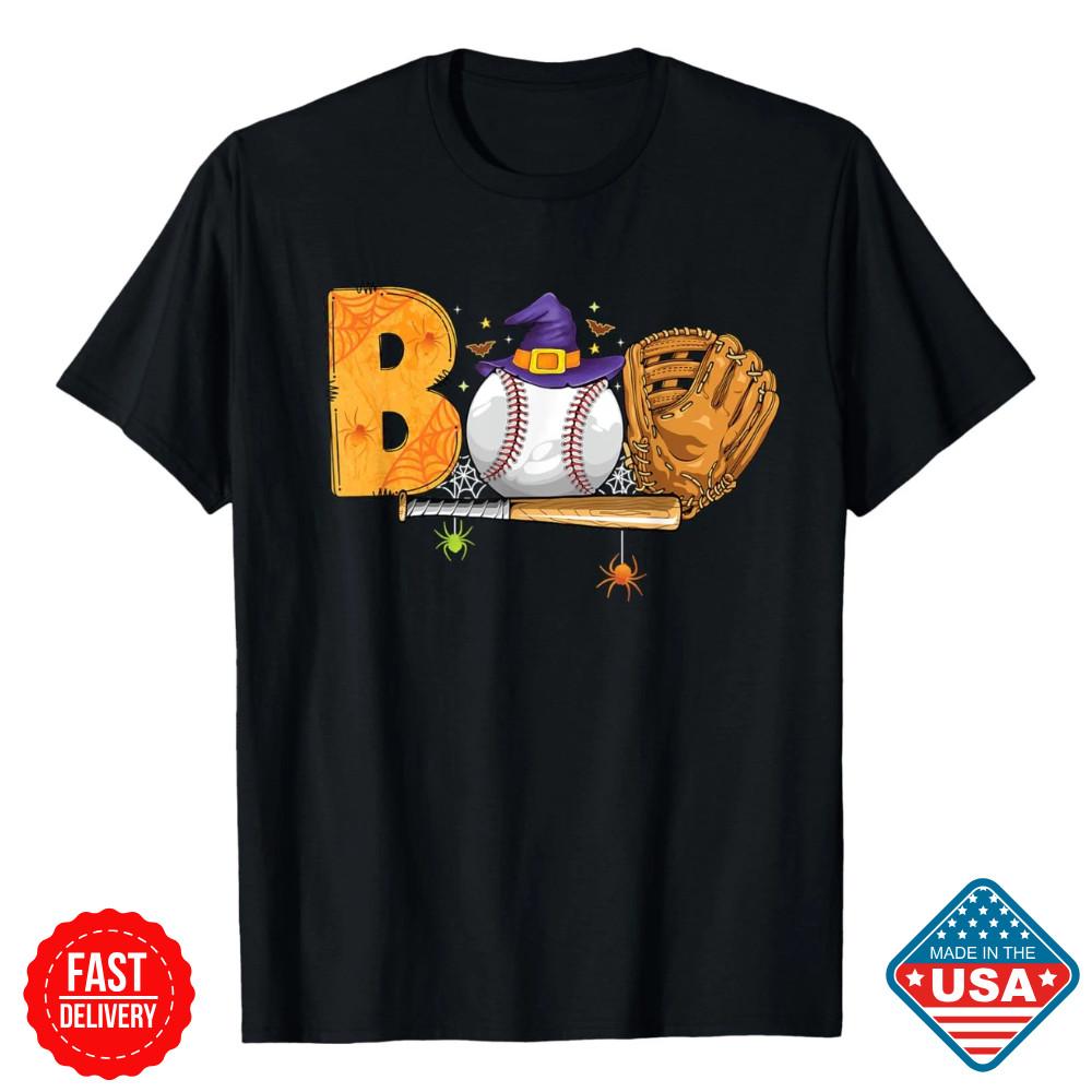 Boo Baseball Player Catcher Pitcher funny Halloween costume Inspired T-Shirt NEW Unisex T-Shirt
