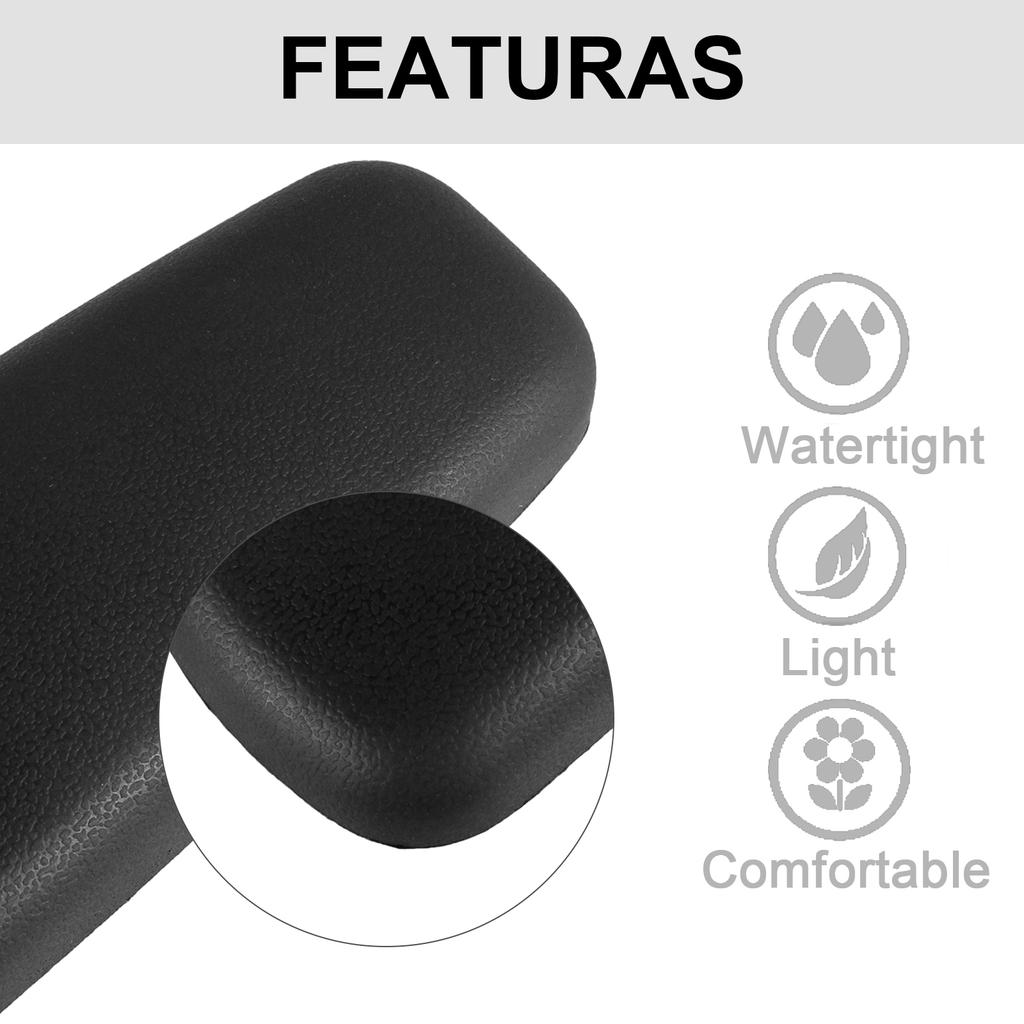 2 шт. Мягкая кожаная подушка подлокотника для автомобиля Универсальная автомобильная накладка на подлокотник Удобный автомобильный подлокотник Подушки для локтей Поддержка Аксессуары